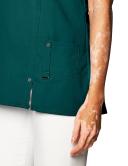 Dickies Xtreme Stretch Scrubs V-Neck Scrub Top - M - Hunter