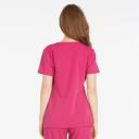 Dickies Xtreme Stretch Scrubs V-Neck Scrub Top - S - Carib Blue