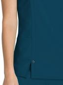 Dickies Xtreme Stretch Scrubs V-Neck Scrub Top - S - Carib Blue