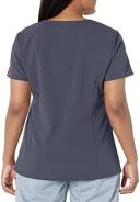 Dickies Xtreme Stretch Scrubs V-Neck Scrub Top - S - Pewter
