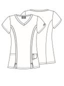 Dickies Xtreme Stretch V-Neck Scrub Top in Galaxy | Size XL Polyester/rayon/spandex