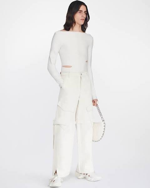 DION Lee | Denim Parachute Pant | Natural 34