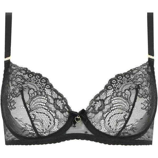 Dita Von Teese Fiamma Underwire Bra in Black 14 F