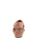 Django & Juliette Dwan Blush Leather Blush Womens Leather Sandals Flat Sandals