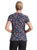 DK616 Safari Pop Dickies Women's Print Scrub Top
