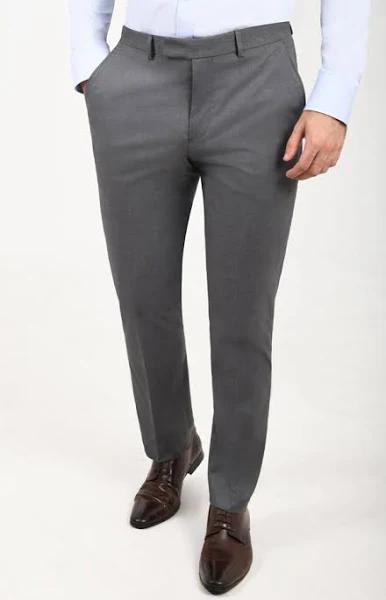 Dobell Grey Suit Trousers