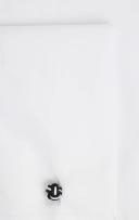 Dobell White Tuxedo Shirt With Stud Buttons