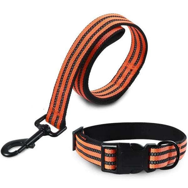 Dog Collars and Leads - Dog Collars and leads-Orange 90cm - AfterPay & zipPay Available