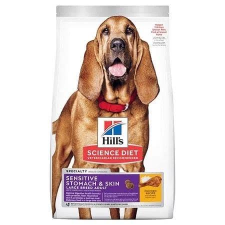 Dog Hill's Science Diet Large Breed Sensitive Stomach & Skin Dog Food - 13.6kg