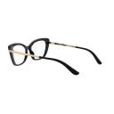Dolce & Gabbana DG3325 Eyeglasses 3244 Top Black/Leo Brown/Black