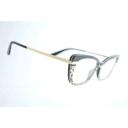Dolce & Gabbana DG3325 Eyeglasses 3244 Top Black/Leo Brown/Black