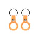 Doormoon Rubber Key Ring For Airtag - 2pcs Black