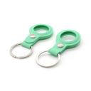 Doormoon Rubber Key Ring For Airtag - 2pcs Black