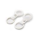 Doormoon Rubber Key Ring For Airtag - 2pcs Black