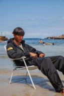 Double RAINBOUU Black Drawstring Cargo Pants