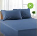 Double Size Pistachio Color Poly Cotton Fitted Sheet + Pillowcase
