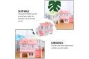 Double Storey Hamster Villa Wooden Hut House Woody Toy Glamping Accessories