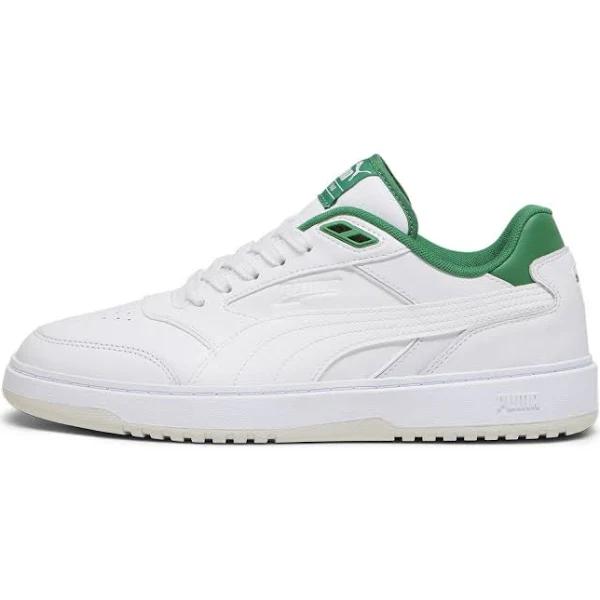 Doublecourt Unisex Sneakers in White/Archive Green, Size 5.5 by Puma