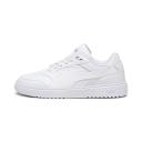Doublecourt Unisex Sneakers in White/Cool Light Gray, Size 11.5 by Puma