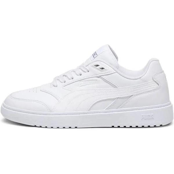 Doublecourt Unisex Sneakers in White/Cool Light Gray, Size 11.5 by Puma