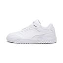 Doublecourt Unisex Sneakers in White/Cool Light Gray, Size 5 by Puma