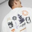 Downtown Graphic T-Shirt Men in White, Size 2XL, Cotton/Polyester by Puma