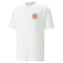 Downtown Graphic T-Shirt Men in White, Size Large, Cotton/Polyester by Puma