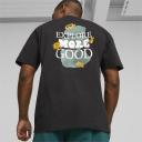 Downtown Men's Graphic T-Shirt in Black, Size Medium, Cotton/Polyester by Puma