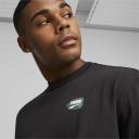 Downtown Men's Graphic T-Shirt in Black, Size Medium, Cotton/Polyester by Puma