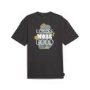 Downtown Men's Graphic T-Shirt in Black, Size Medium, Cotton/Polyester by Puma