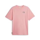 Downtown Men's Graphic T-Shirt in Peach Smoothie, Size 2XL, Cotton/Polyester by Puma