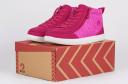 Dr High Top (Kids) - Pink Print, US 4 / Wide