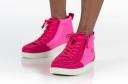 Dr High Top (Kids) - Pink Print, US 4 / Wide
