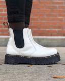Dr. Martens 2976 Platform Chelsea Boot - White 12 US / 10 UK
