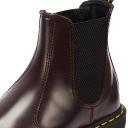 Dr Martens 2976 Quad Platform Boots - Burgundy Smooth
