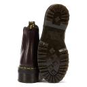 Dr Martens 2976 Quad Platform Boots - Burgundy Smooth