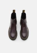 Dr Martens 2976 Quad Platform Boots - Burgundy Smooth