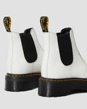 Dr Martens 2976 Quad Platform Chelsea White Size 12 - Platypus | AfterPay Available