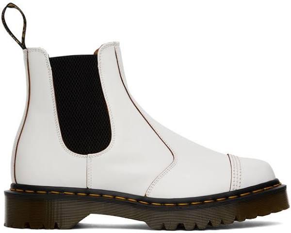 Dr Martens 2976 Quad Platform Chelsea White Size 12 - Platypus | AfterPay Available