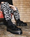 Dr. Martens Black Patent 1461 Quad Platform Derbys