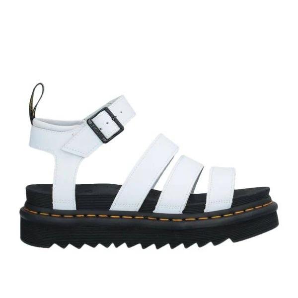 Dr Martens Blaire Sandals | White Patent