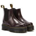 Dr. Martens Burgundy 2976 Quad Chelsea Boots