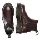 Dr. Martens Burgundy 2976 Quad Chelsea Boots