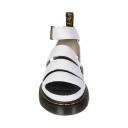 Dr Martens Clarissa Nappa Quad White Platform Sandals - Docs Shoes