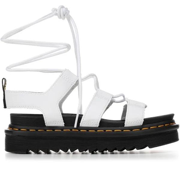 Dr. Martens White Nartilla Sandals