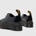 Dr Martens Womens 1461 Quad 3 Eye Shoes Distressed Patent Black Size 5