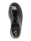 Dr Martens Womens 1461 Quad 3 Eye Shoes Distressed Patent Black Size 5