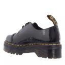 Dr Martens Womens 1461 Quad 3 Eye Shoes Distressed Patent Black Size 5