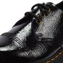 Dr Martens Womens 1461 Quad 3 Eye Shoes Distressed Patent Black
