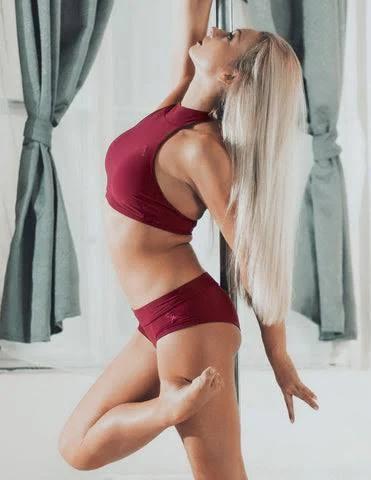 Dragonfly Hot Pants Burgundy / L